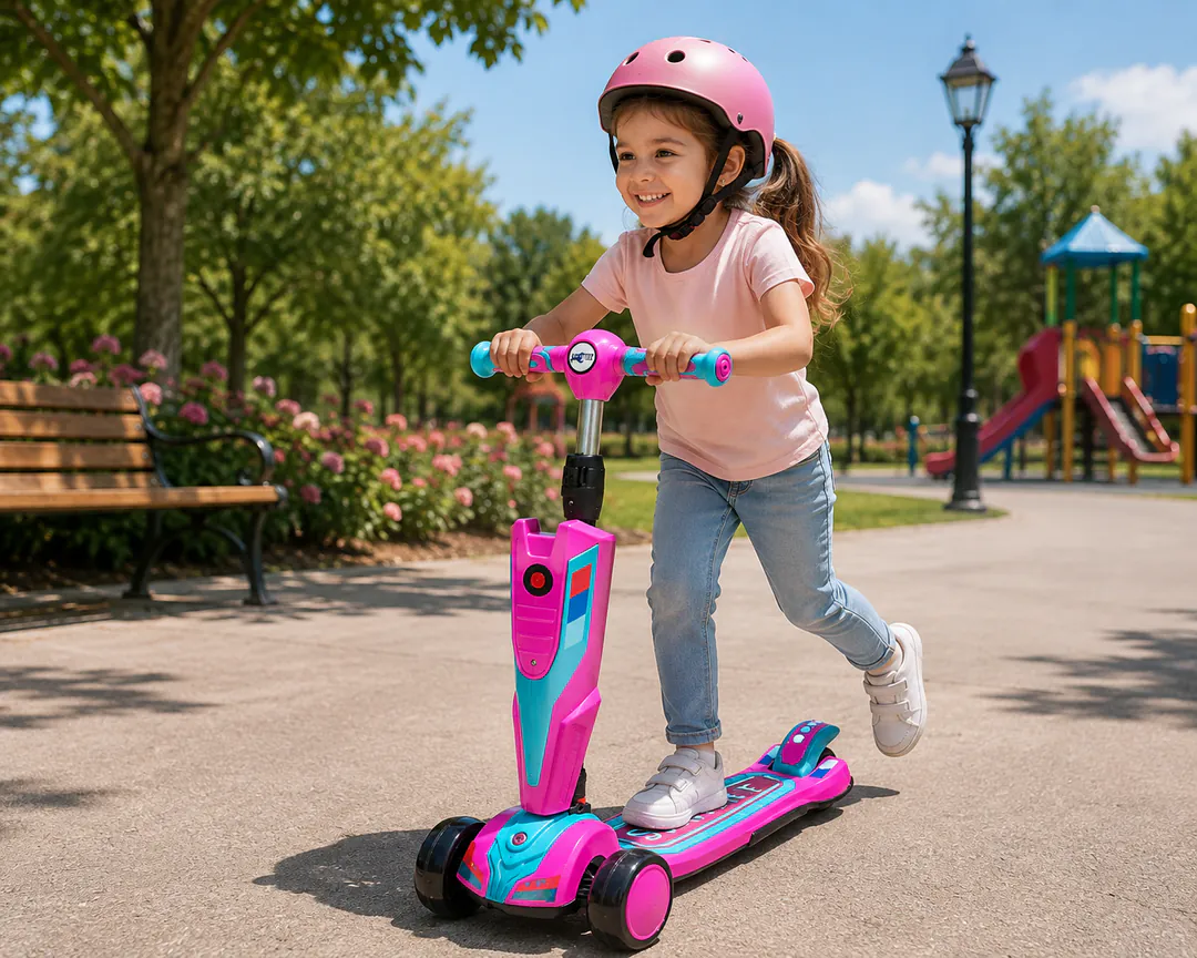 Children's 3-Wheel Scooter 5168-PINK — photo 2
