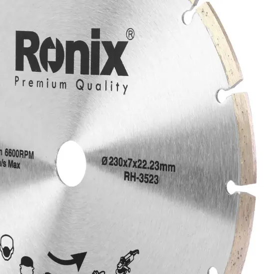მარმარილოს და გრანიტის საჭრელი დისკი Ronix — ფოტო 3