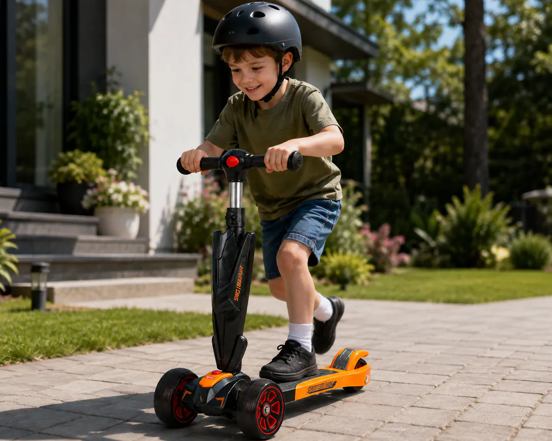 Children's three-wheeled scooter SK-6199-B — photo 2