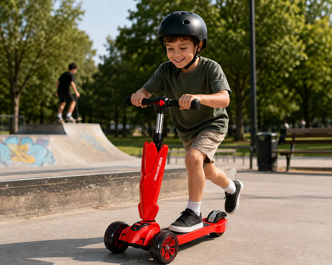 Kids' three-wheel scooter SK-6199-R — photo 2