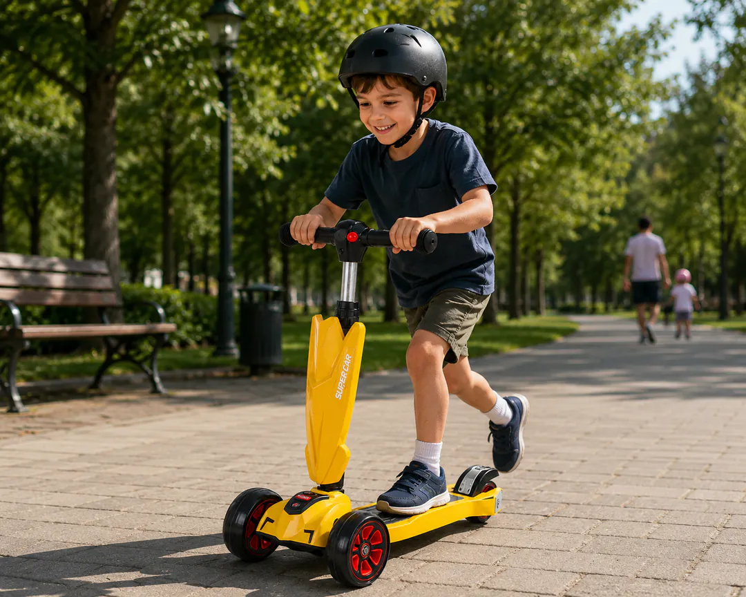 Children's Three-Wheel Scooter SK-6199-Y — photo 2