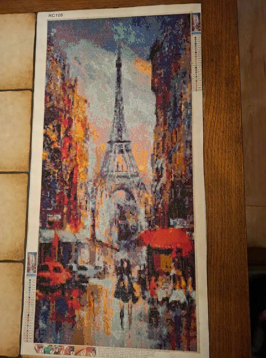 Pearl-embroidered picture — photo 1