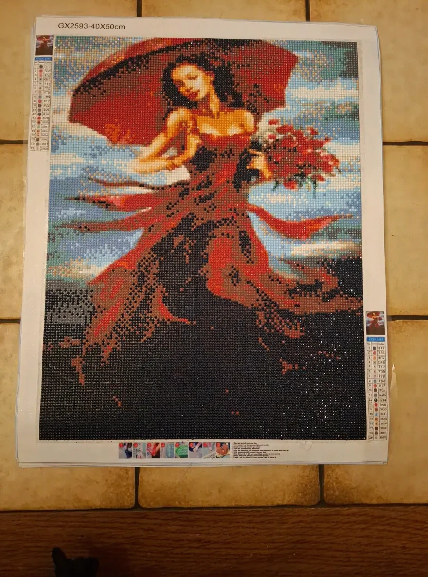 Pictures embroidered with diamond embroidery — photo 7