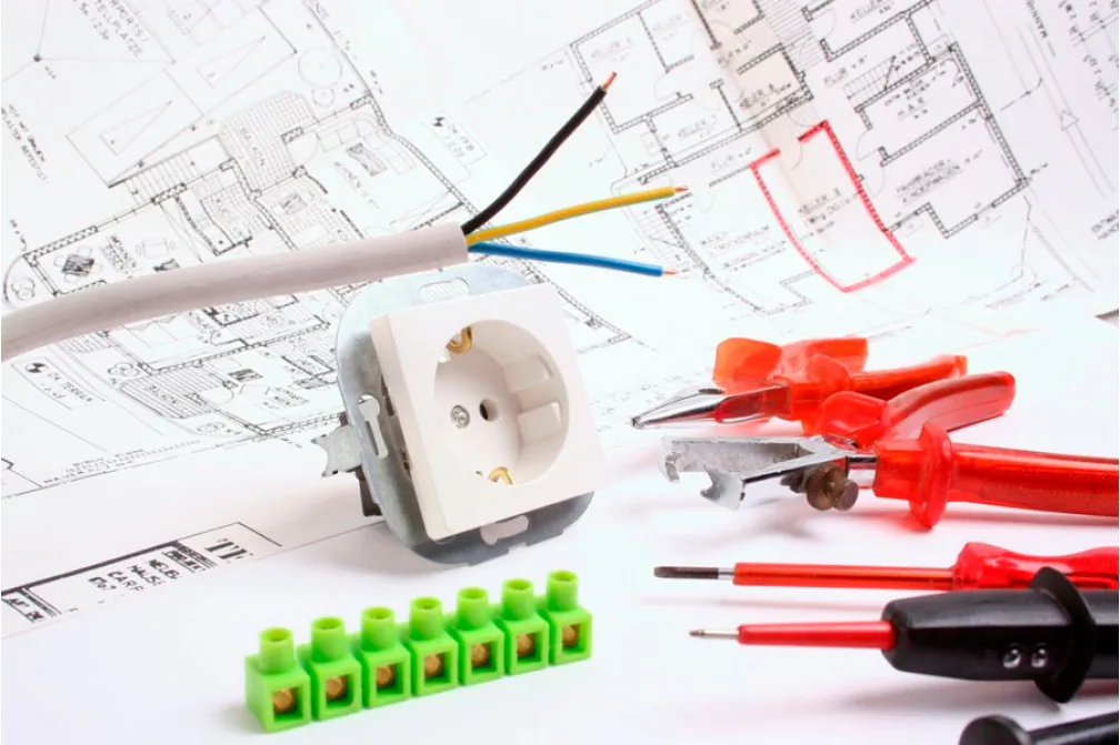 Electrical installation work in an apartment — photo 1