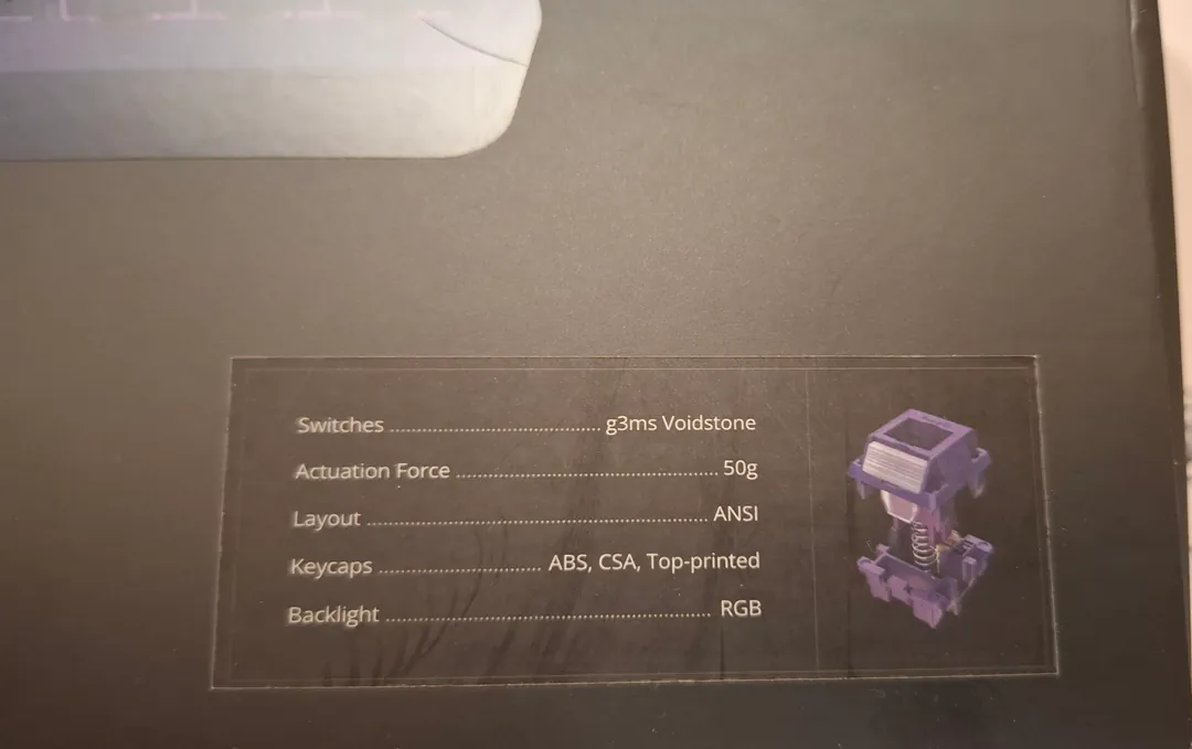 Selling Dark Project keyboard — photo 9