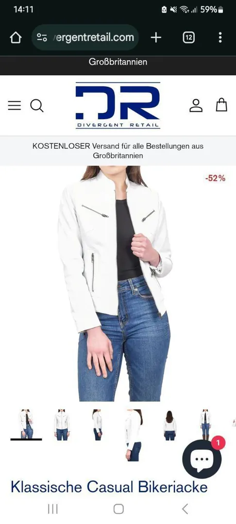 White leather jacket — photo 2