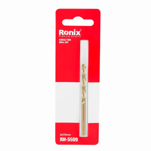 Metal Drill Bit 5% Cobalt HSS Ronix RH-5509, 4 mm — photo 2