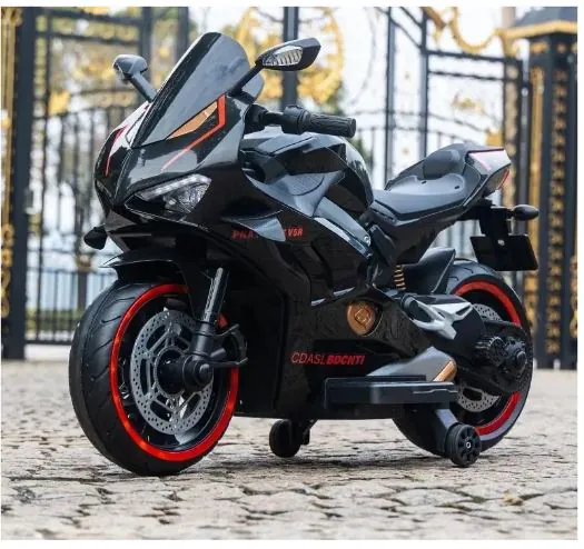 Children's Electric Motorcycle V5R-BLACK — photo 3