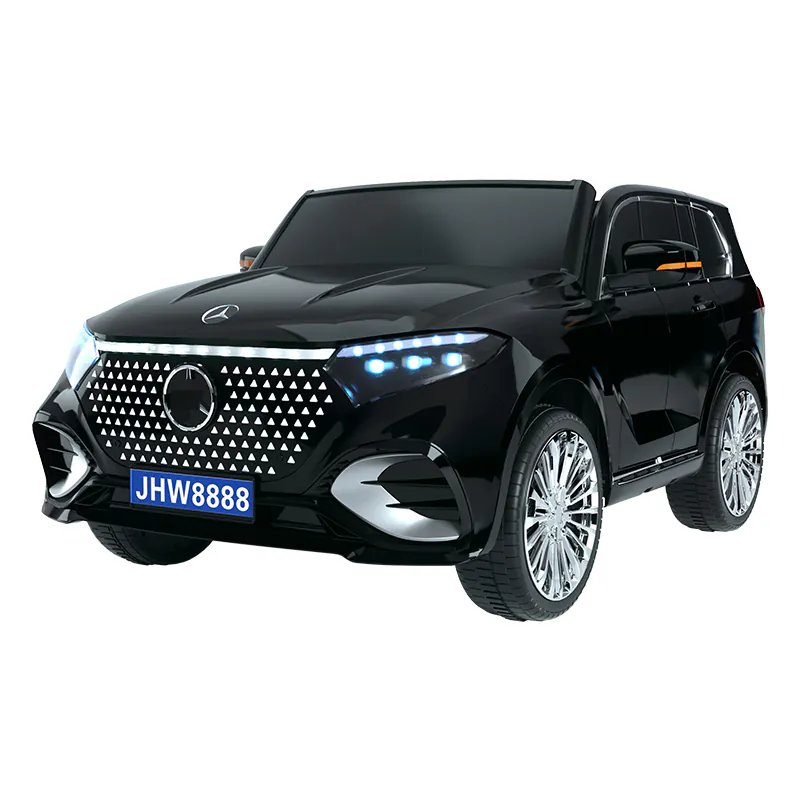 Children's electric car mercedes-benz with leather seats — photo 3