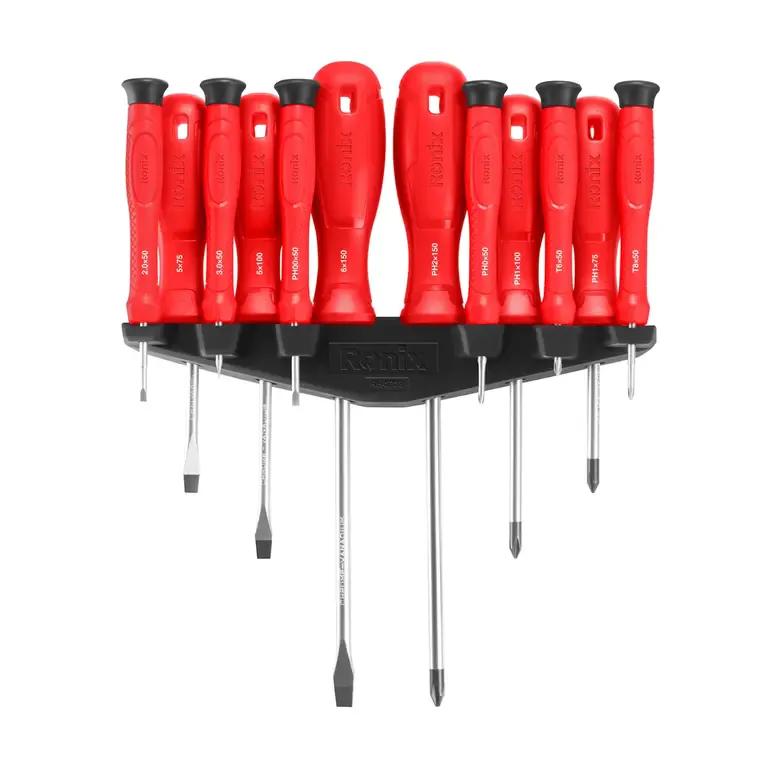ზუსტი სახრახნისების ნაკრები12pcs RONIX RH-2728 — ფოტო 1