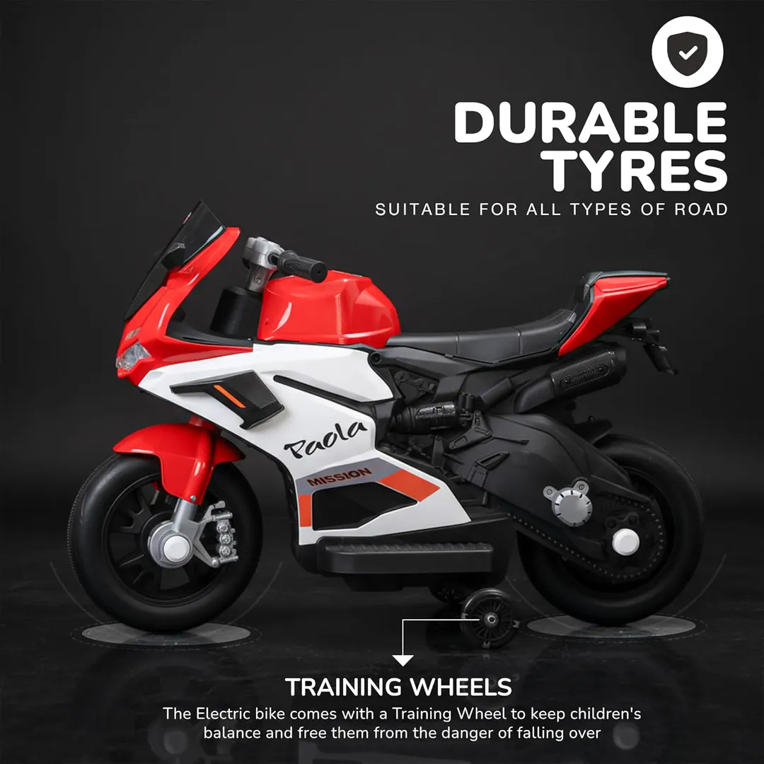 Children's electric motorcycle M8-9-RED — photo 8