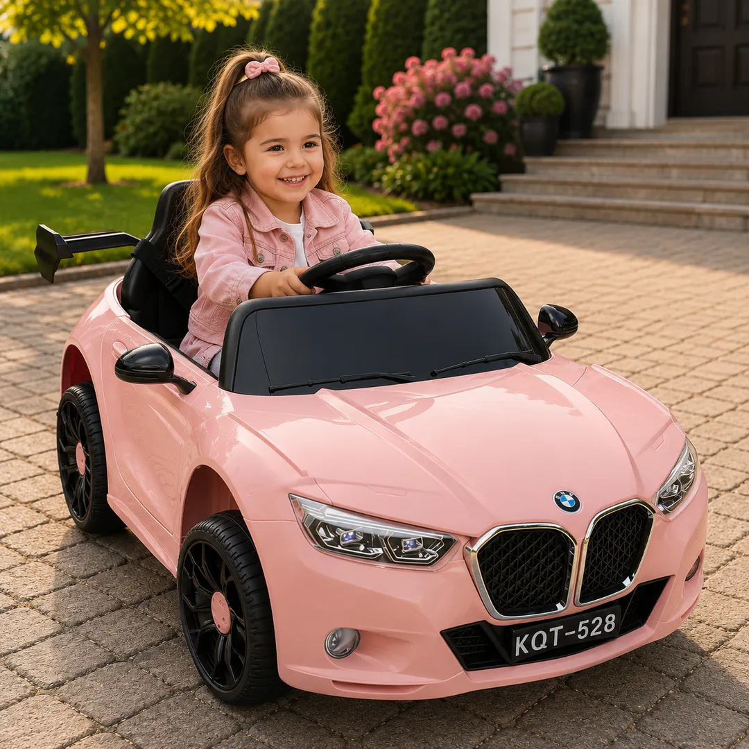 საბავშვო ელექტრო მანქანა BMW-KQT-528-V — ფოტო 1