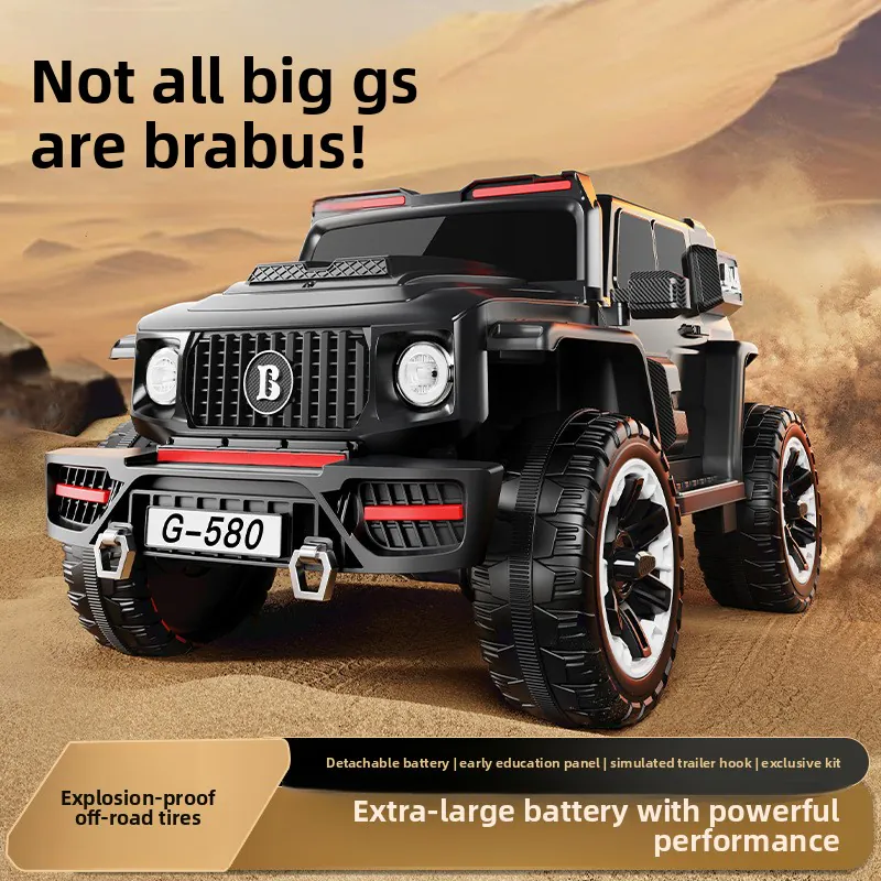 საბავშვო ელექტრო მანქანა Mercedes G-580-B (4×4, — ფოტო 2
