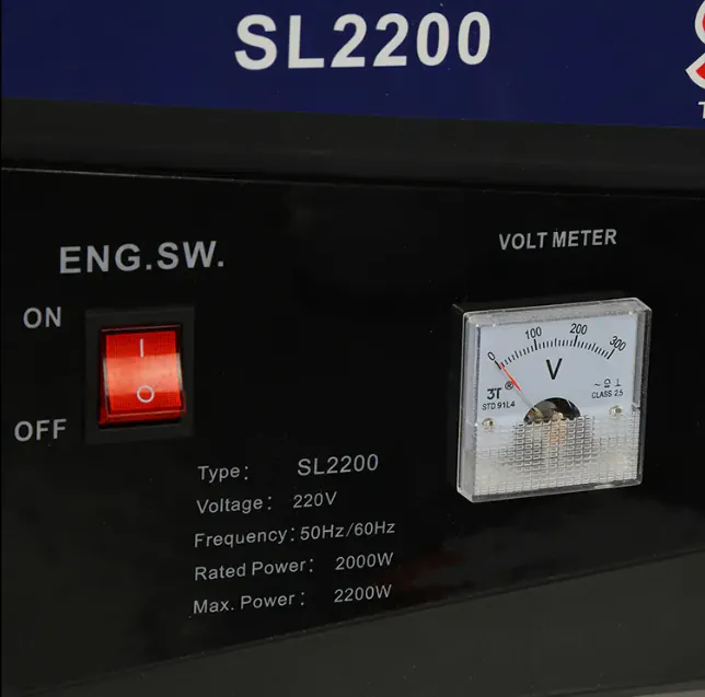 ელექტრო გენერატორი 2000W-2200W W032200SL SL2200 — ფოტო 2