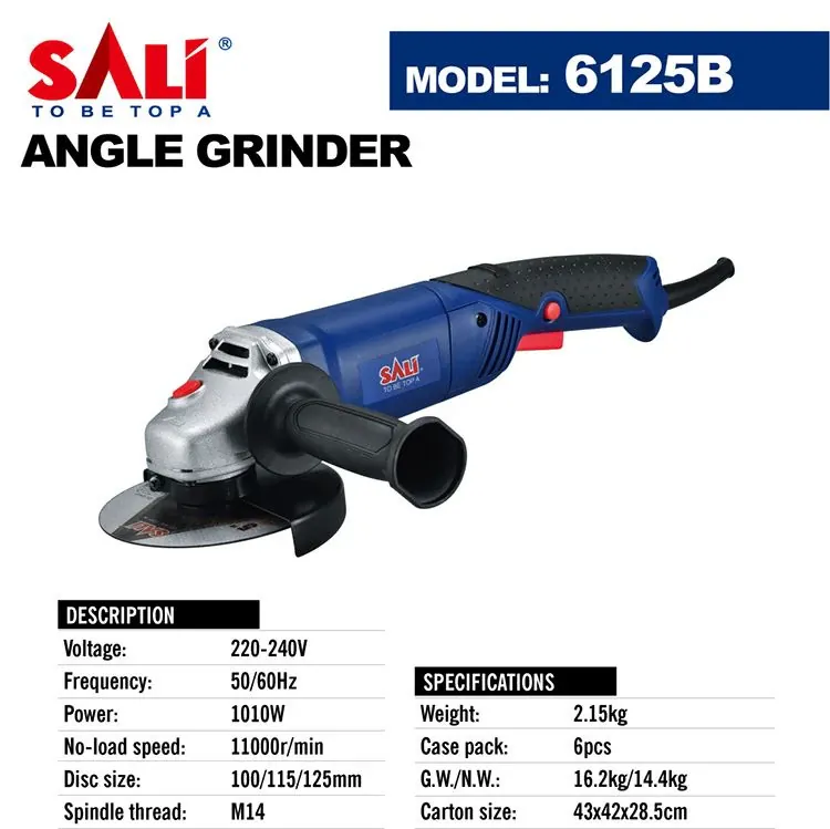 Angle Grinder 125MM-1010W P010125B 6125B — photo 7