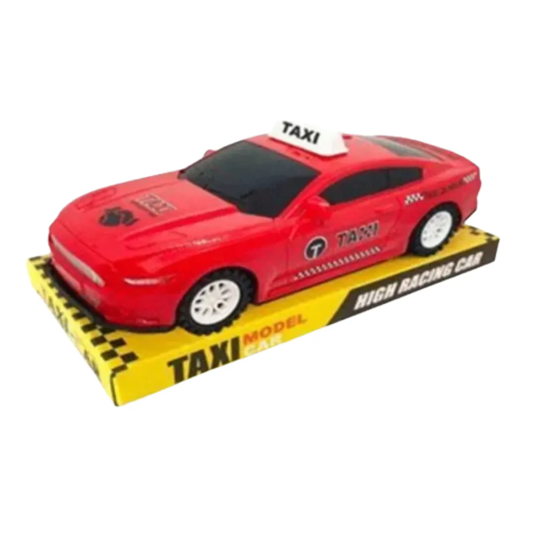 Children's toy TAXI car (red) — photo 1