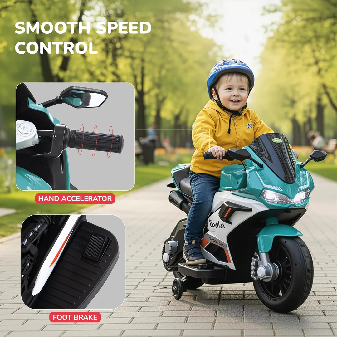 Children's Electric Motorcycle M8-9-BLI M8-9-BLU — photo 8