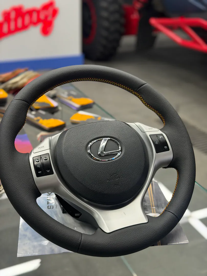 Reupholstering steering wheels and seats — photo 3