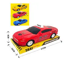 Children's toy TAXI car (red) — photo 2
