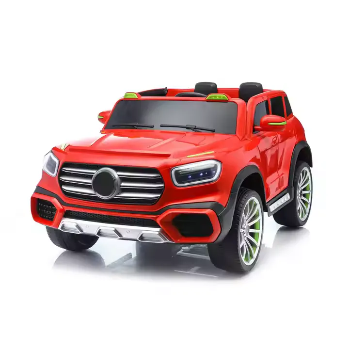 Children's electric car Mercedes-Benz with leather seat — photo 1