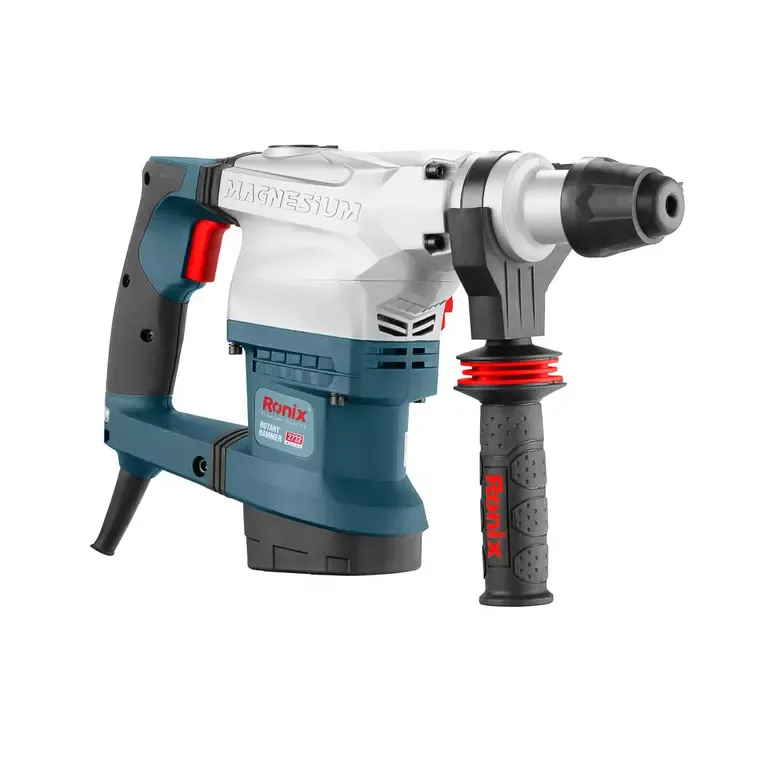 ელექტრო პერფორატორი Ronix-2740 40mm, 10J, 1250w — ფოტო 4