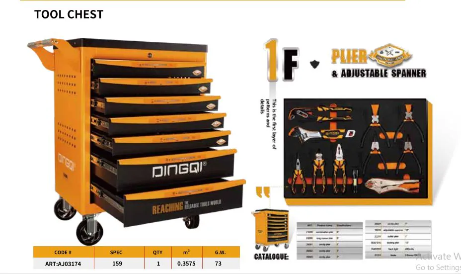 Socket set with case 153 pcs AJ03174 DINGQI — photo 3