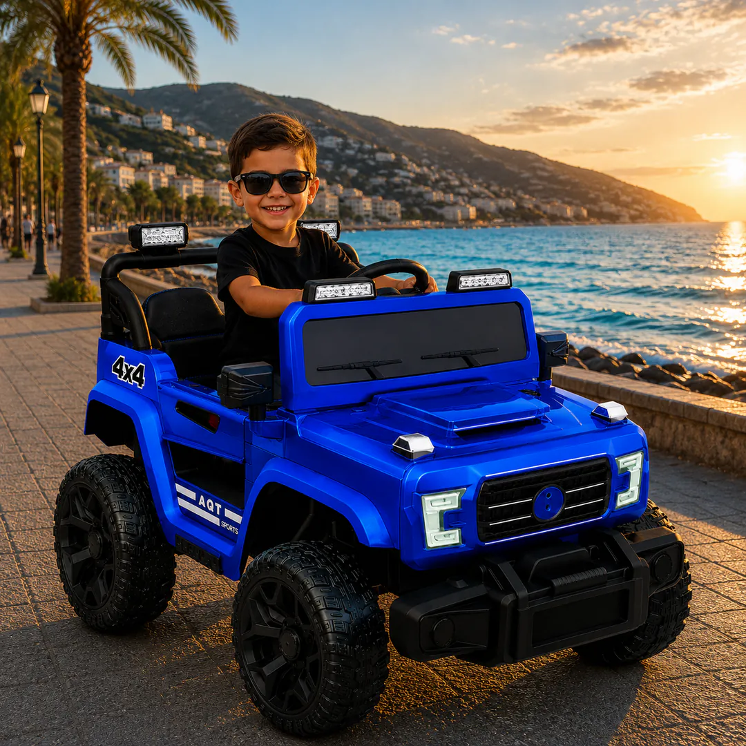 Детский электромобиль Mercedes J-60E-BLU (2 — фото 1