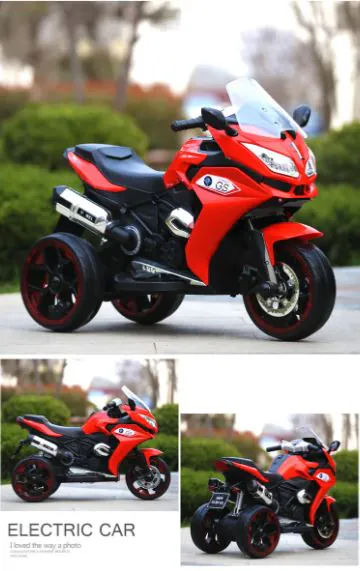Children's Electric Motorcycle 1200RED — photo 8