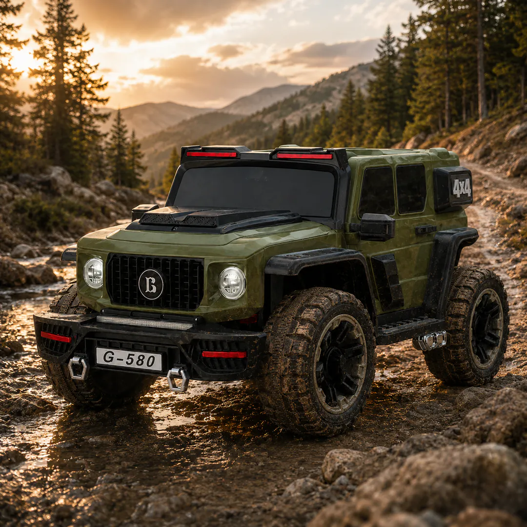 Children's Electric Car Mercedes G-580-GREEN — photo 2