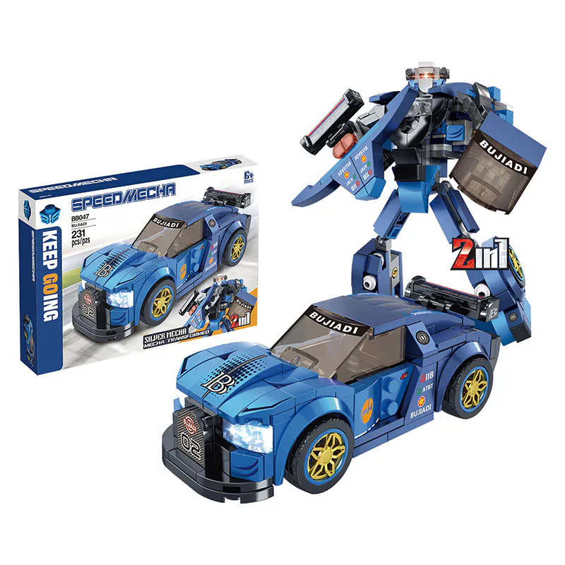 საბავშვო სათამაშო 2 ერთში Bugatti 231 ცალი LEGO — ფოტო 1