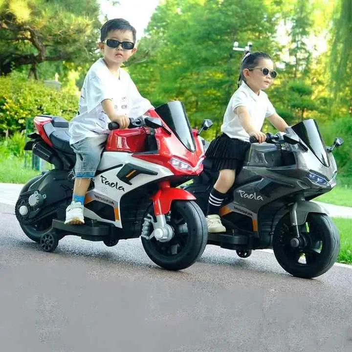 Children's electric motorcycle M8-9-RED — photo 3