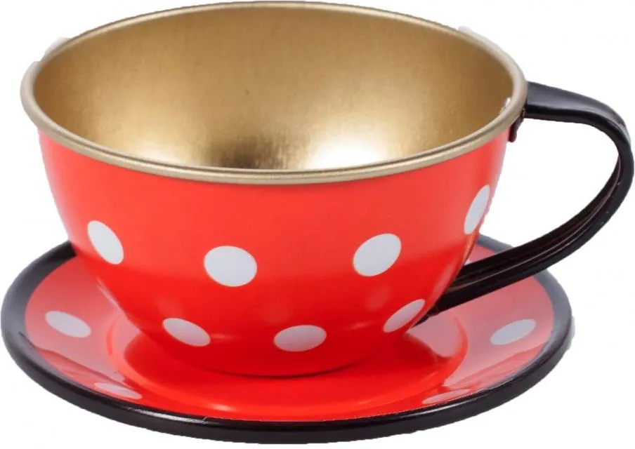 Malplay children's toy tea set, metal — photo 4