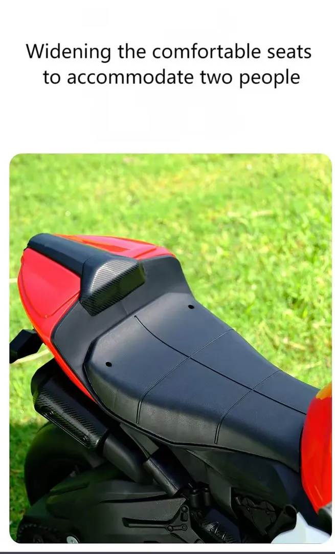 Children's electric motorcycle M8-9-RED — photo 4