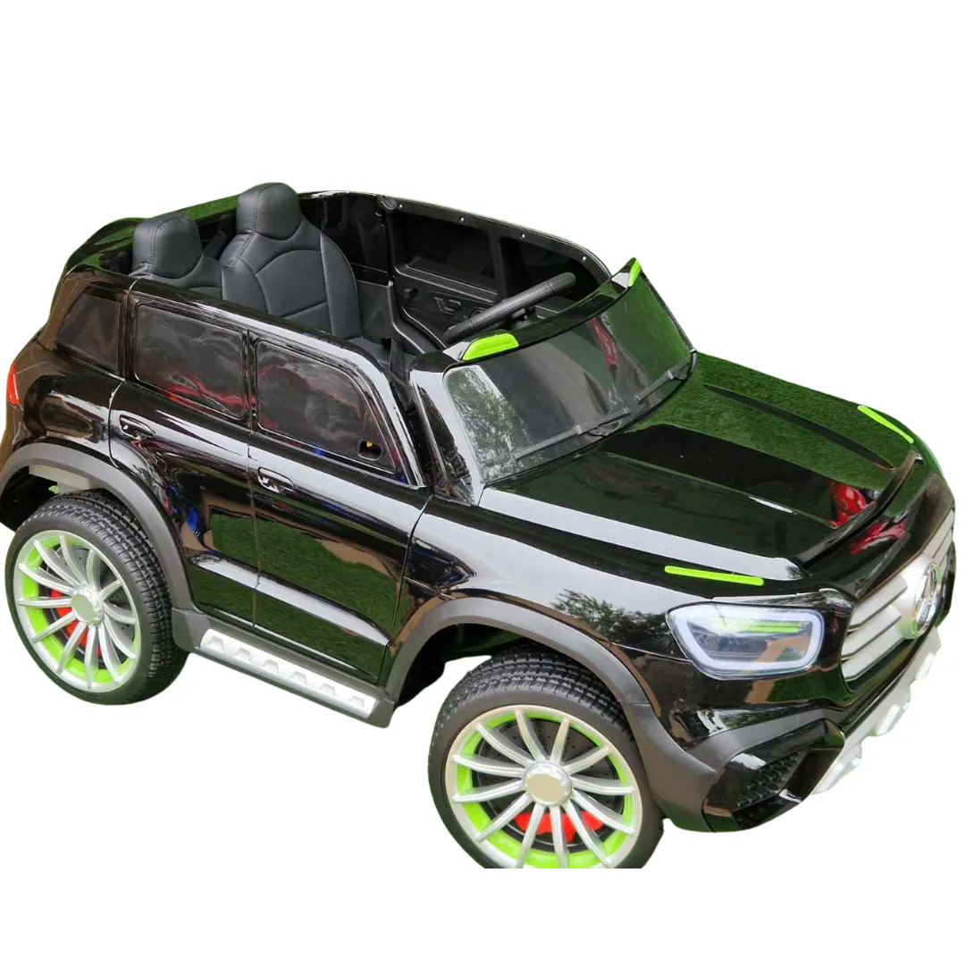 Children's electric car Mercedes-Benz with leather seat — photo 2