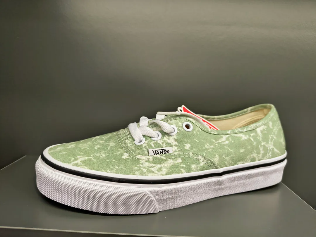 Vans Authentic Washed Tie-Dye Mint Sneakers — photo 1