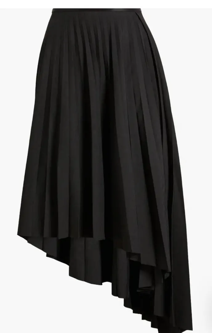 Cos asymmetric black skirt — photo 1