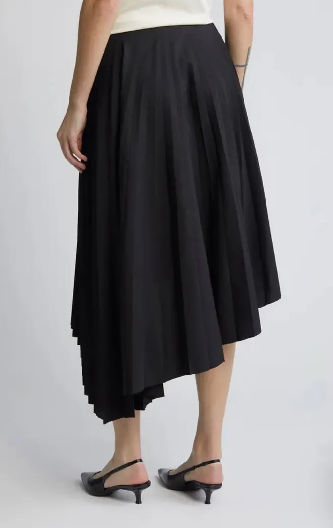 Cos asymmetric black skirt — photo 3