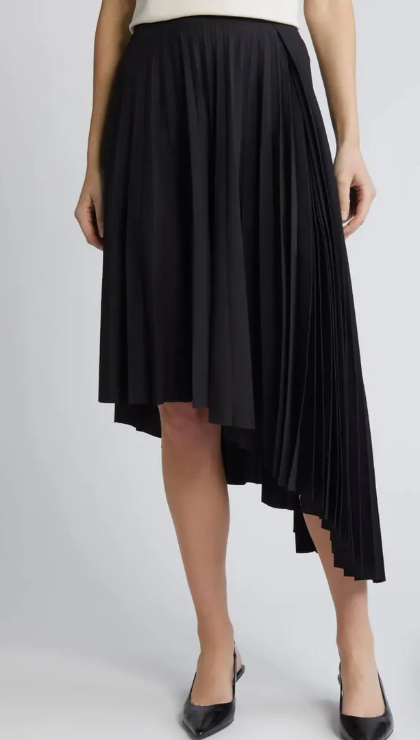 Cos asymmetric black skirt — photo 4