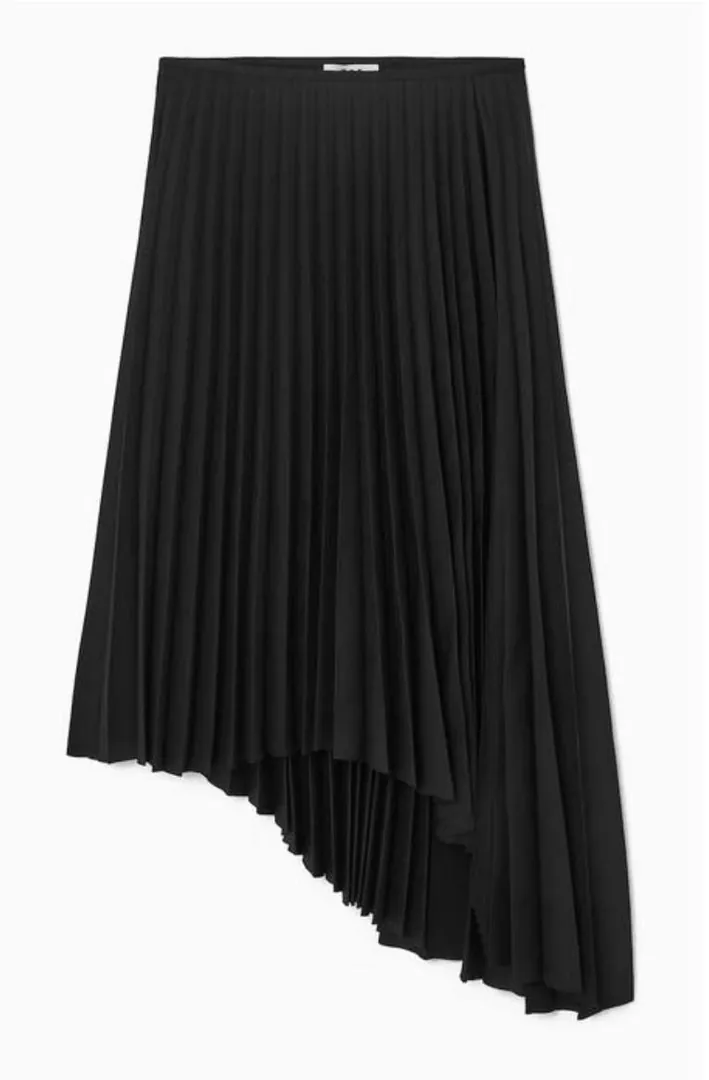 Cos asymmetric black skirt — photo 6