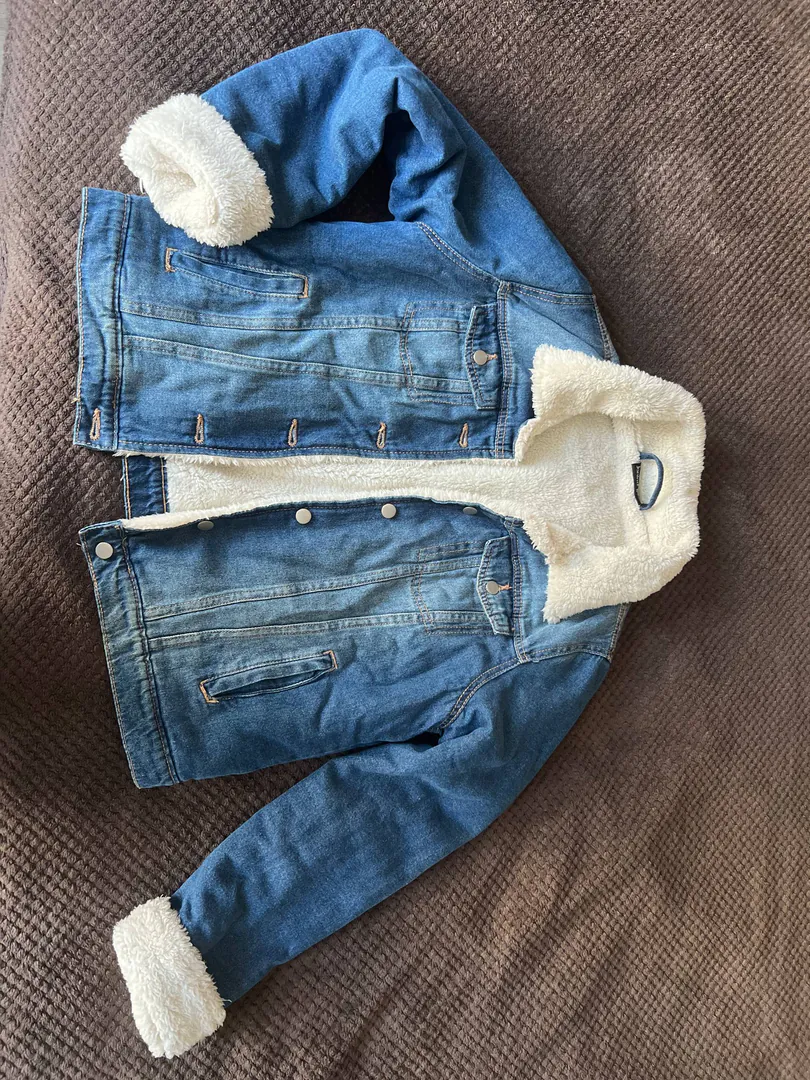 Warm denim jacket — photo 1