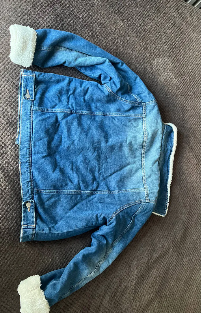 Warm denim jacket — photo 4