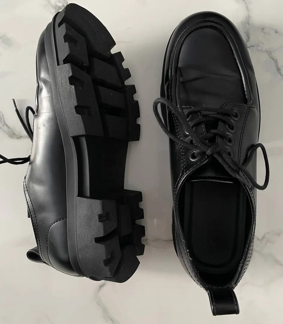 კაცების ფეხსაცმელი Zara Chunky Moc Toe — ფოტო 3