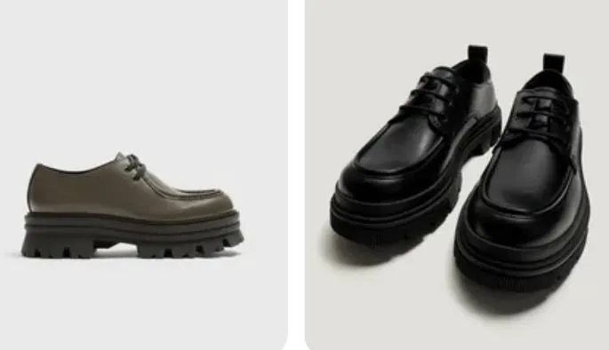 კაცების ფეხსაცმელი Zara Chunky Moc Toe — ფოტო 4