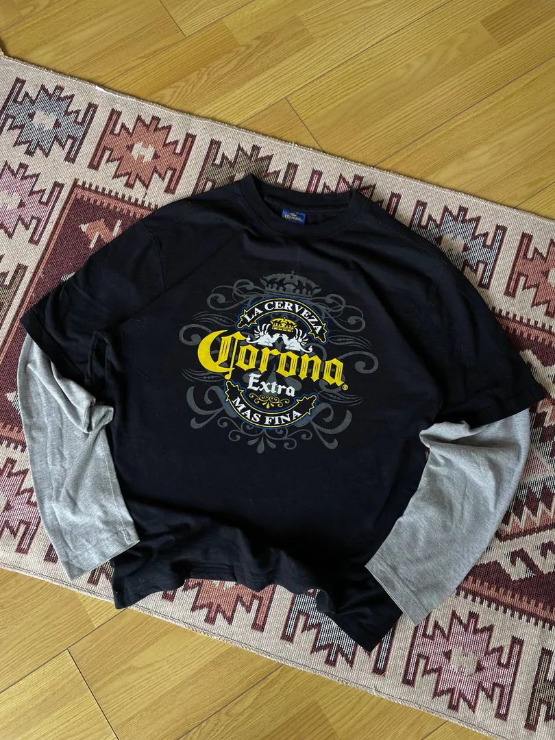 Винтажный лонгслив Corona Extra — фото 4