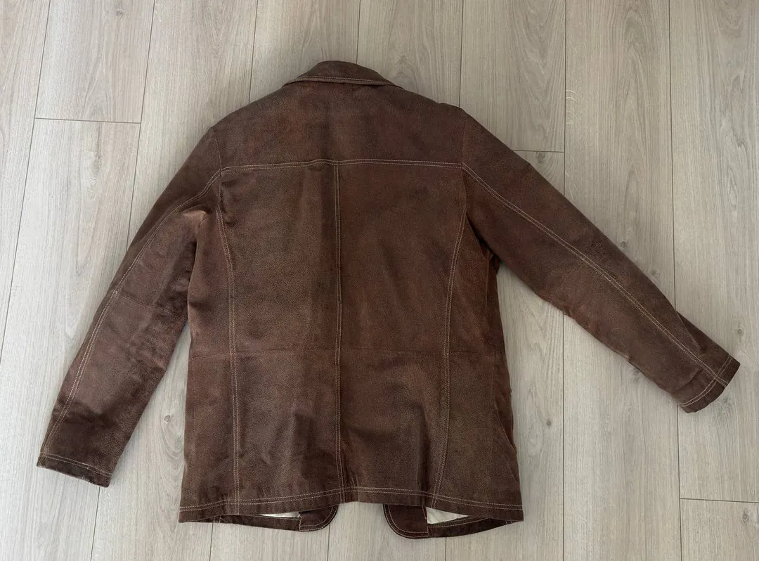 Men's leather jacket Tom Tailor — photo 4