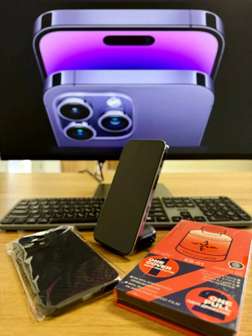 iPhone 14 Pro Max 256 Gb ღრმა იისფერი — ფოტო 1