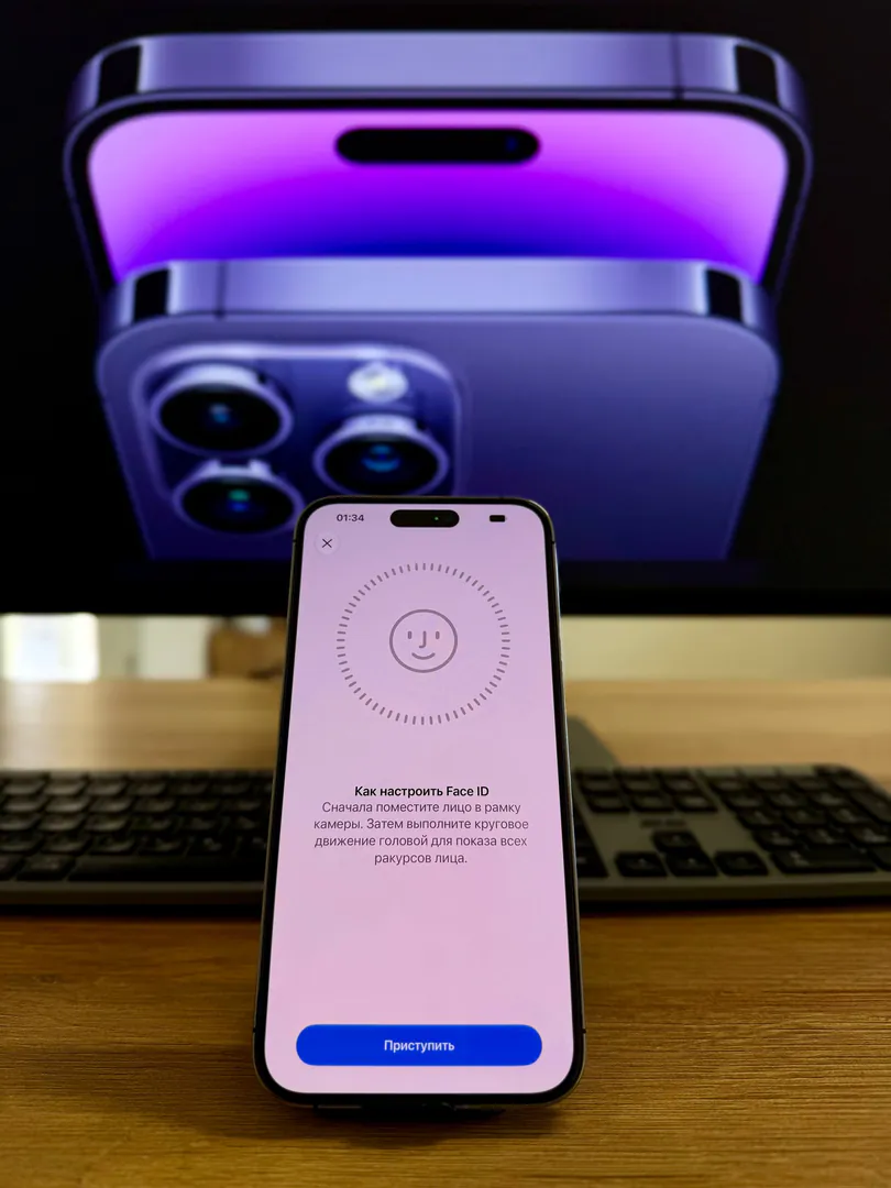 iPhone 14 Pro Max 256 Gb ღრმა იისფერი — ფოტო 2