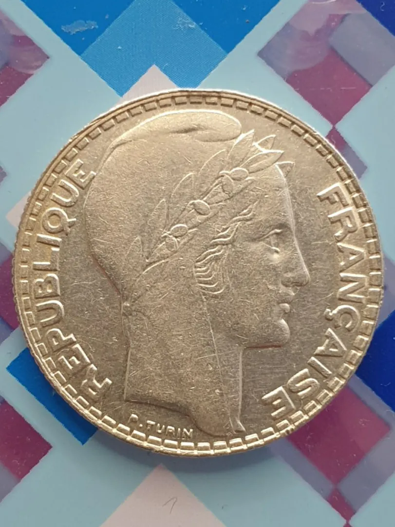 French 10 francs coin 1932 — photo 4