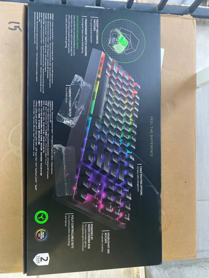 Механическая клавиатура Razer BlackWidow V3 TKL — фото 1