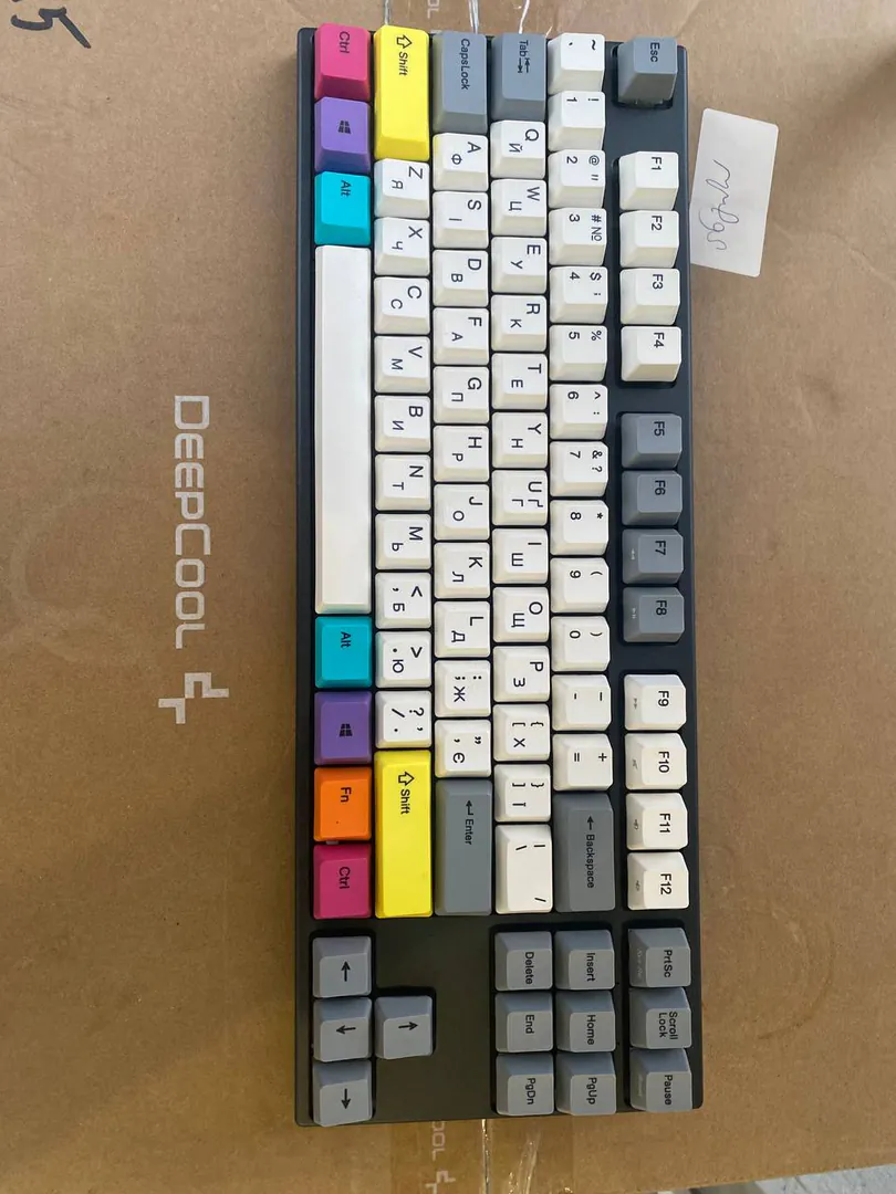 Клавиатура Varmilo VEM87 CMYK EC V2 Rose — фото 1